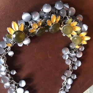 Talbots Art Deco chunky necklace